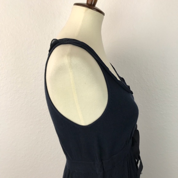 🍄BCBG Max Azria Tiered Hem Knit Tank Dress - Picture 5 of 8